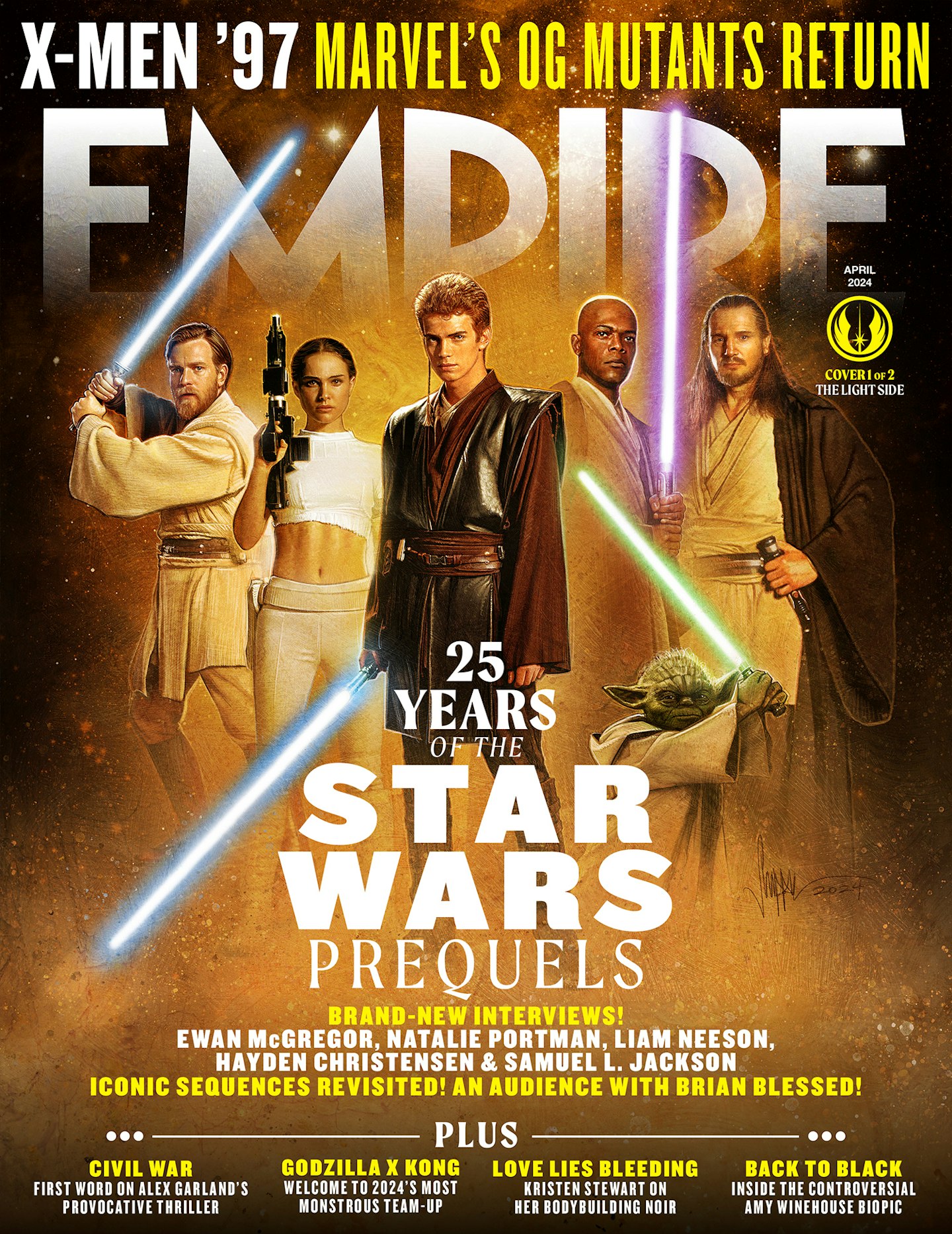Empire – April 2024 – Star Wars Prequels issue light side cover