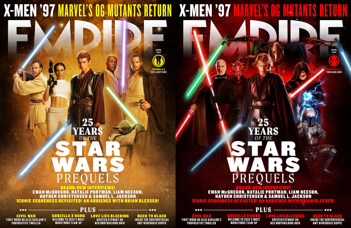 Empire – April 2024 – Star Wars Prequels covers