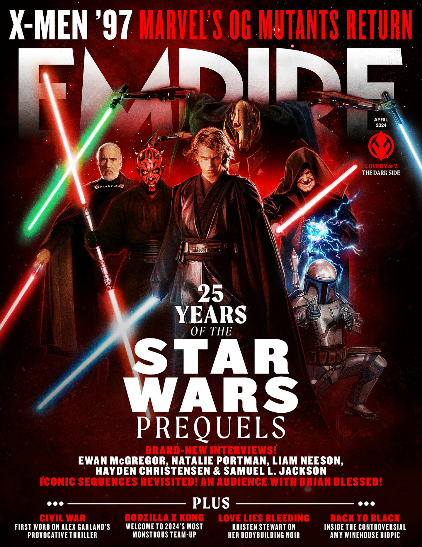 Empire – April 2024 – Star Wars Prequels issue dark side cover