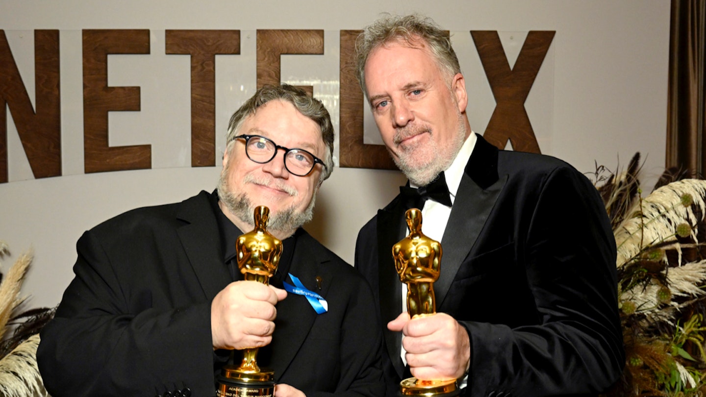 Guillermo del Toro and Mark Gustafson