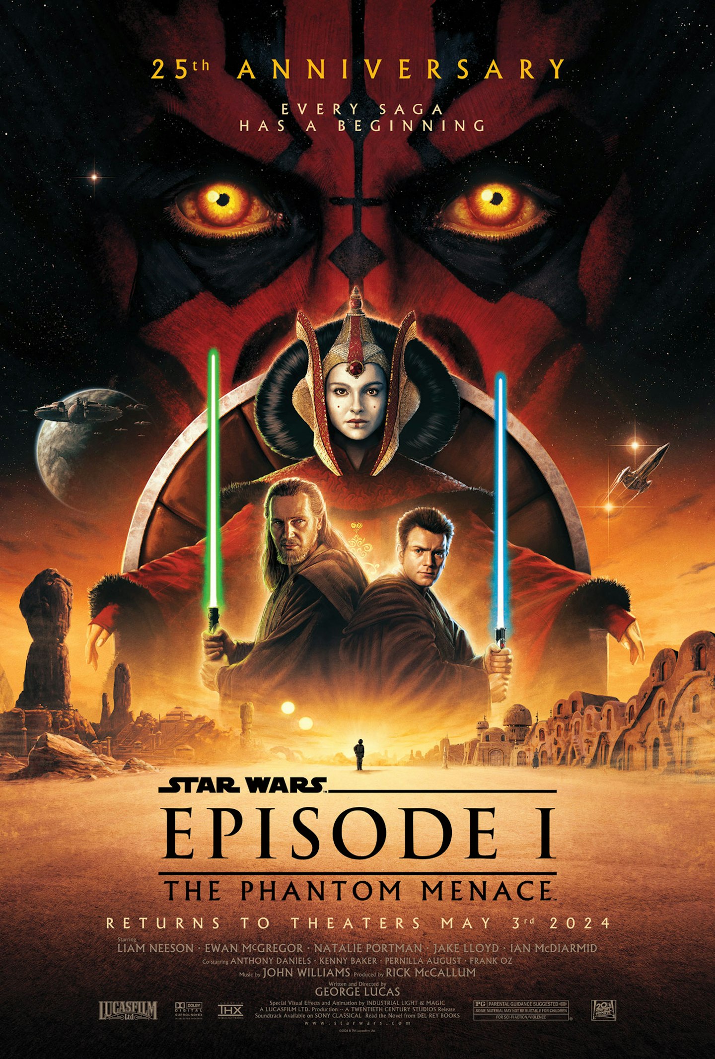 Star Wars: The Phantom Menace re-release poster