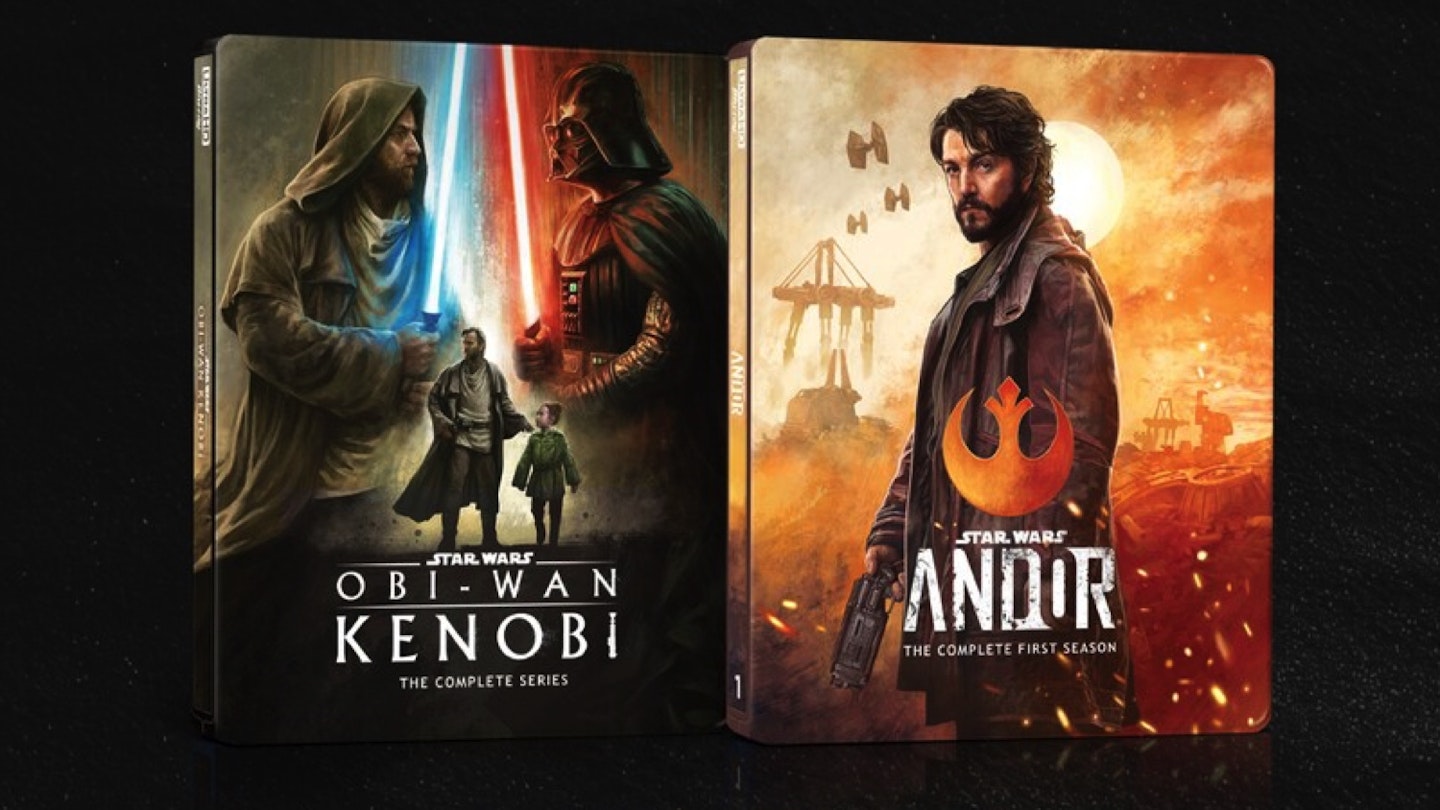 Obi-Wan Kenobi and Andor 4K Blu-ray cover art