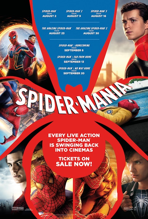 Every Spider-Man Movie Confirmed For Re-Release In UK Cinemas This Summer