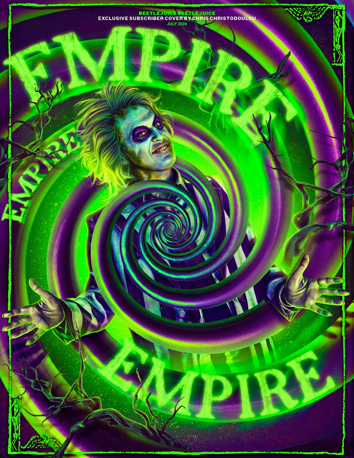 Empire July 2024 – Beetlejuice Beetlejuice subs cover