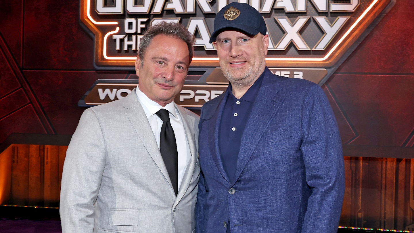 Louis D'Esposito and Kevin Feige