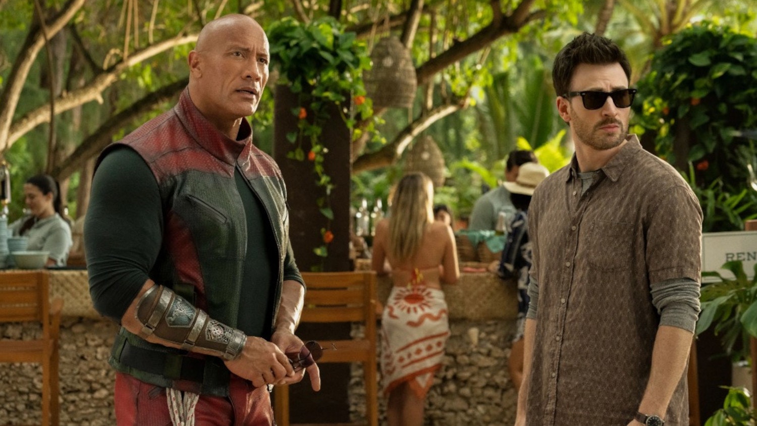 Dwayne Johnson and Chris Evans search for Santa Claus in the Red One trailer