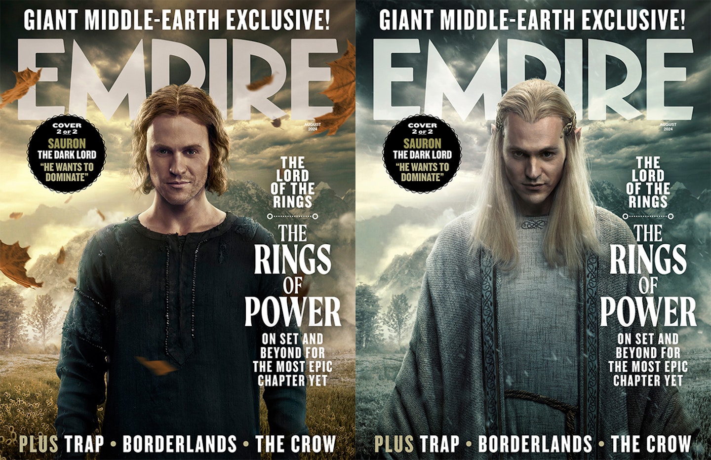 The Lord Of The Rings: The Rings Of Power Season 2 – Empire Sauron covers