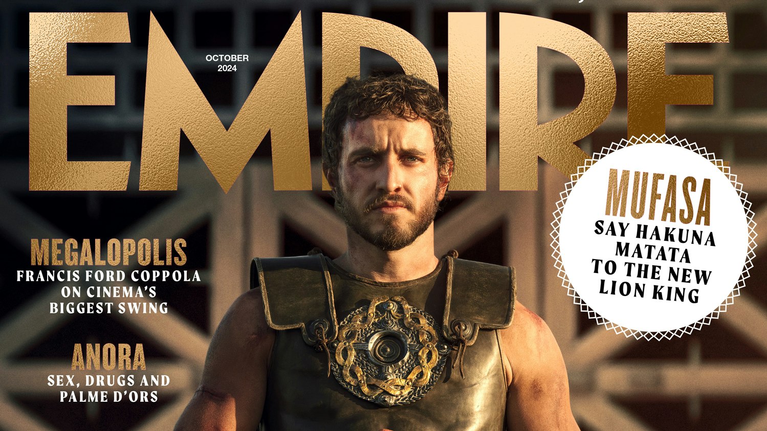Empires weltexklusive Gladiator II-Cover enthüllt