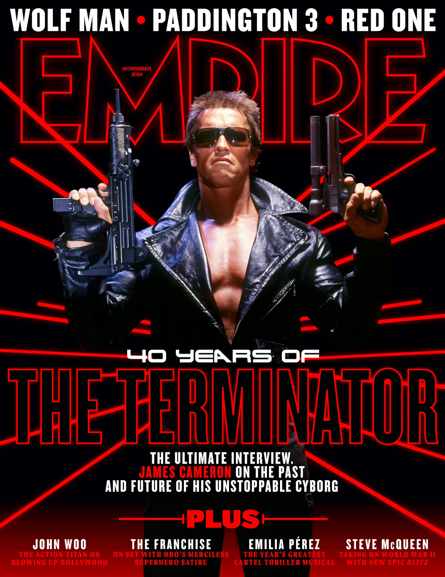 الإمبراطورية – فيلم The Terminator في الأربعين – غلاف أحد أكشاك بيع الصحف