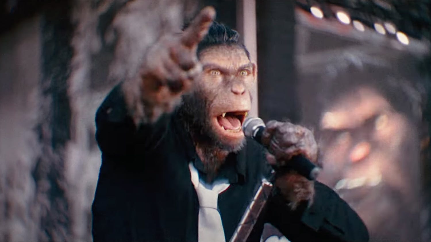 Better Man Trailer Robbie Williams Is A CGI Ape In Wild New Biopic