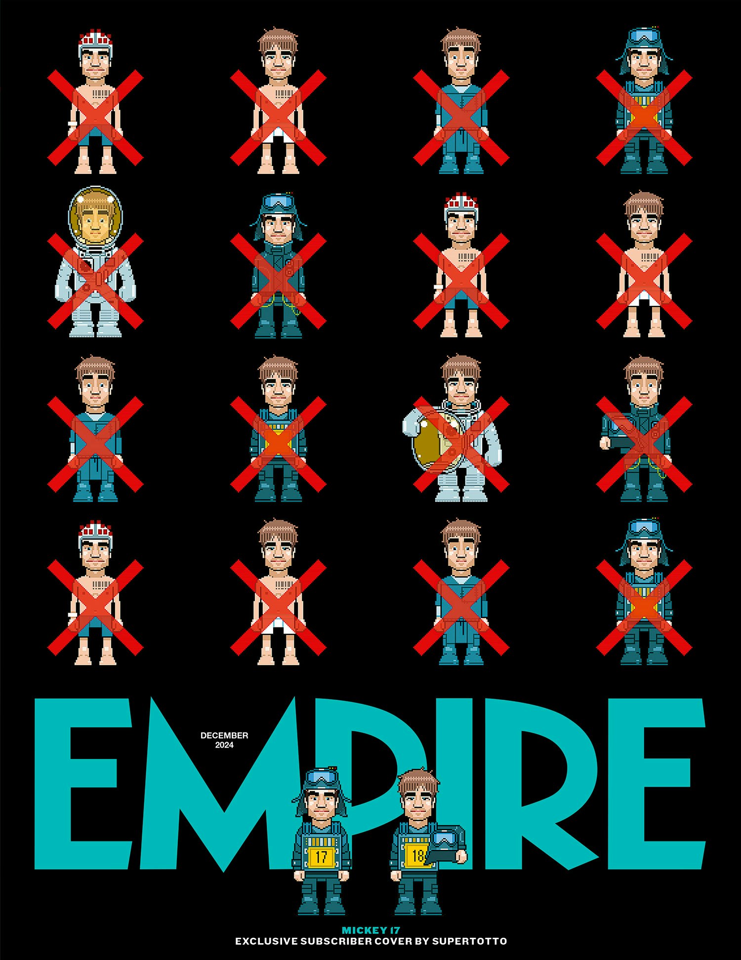 Mickey 17 – Empire December 2024 subscriber cover