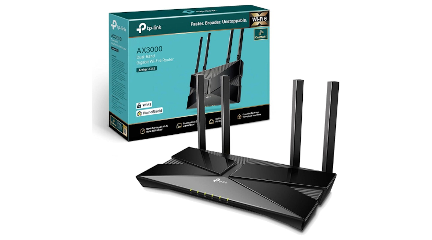 TP-Link Archer AX53 AX3000Mbps Wi-Fi 6 Router. Amazon spring sale wi-fi router deal.