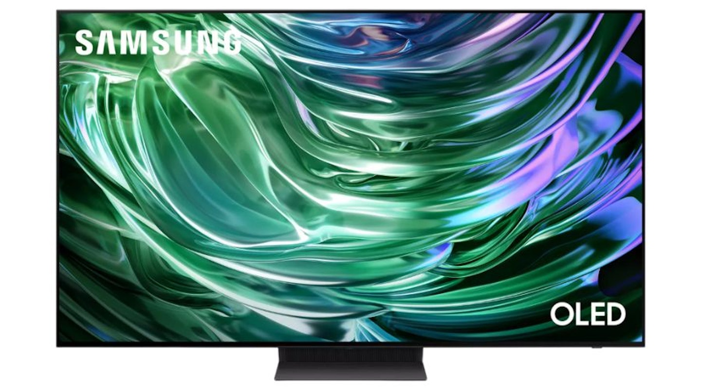 Samsung QE55S90D (2024) OLED HDR 4K Ultra HD Smart TV, 55 inch with TVPlus & Dolby Atmos, Graphite Black
