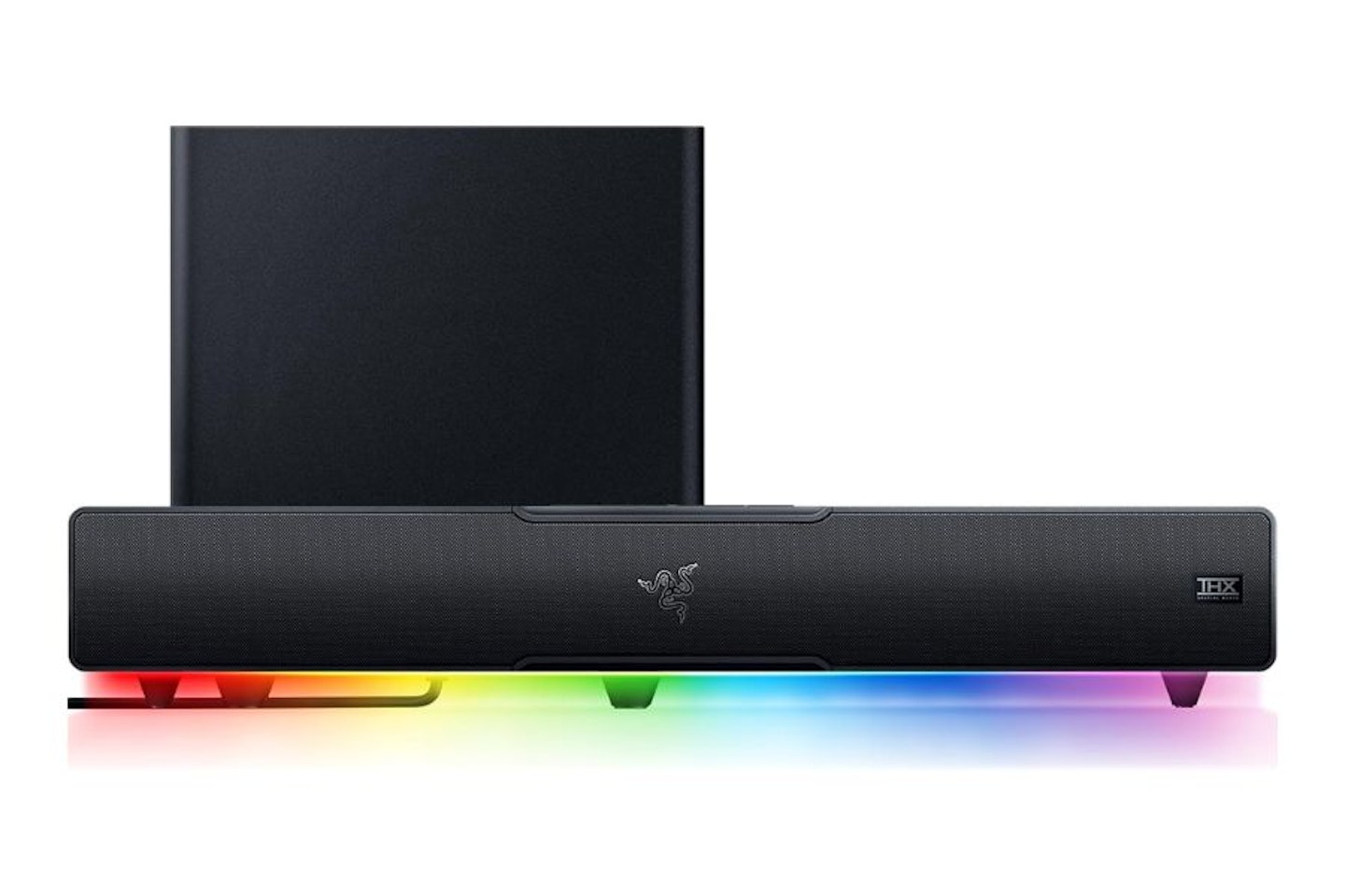 Best budget soundbar for gaming. Razer Leviathan V2 - PC Gaming Soundbar with Subwoofer. Best budget soundbars.