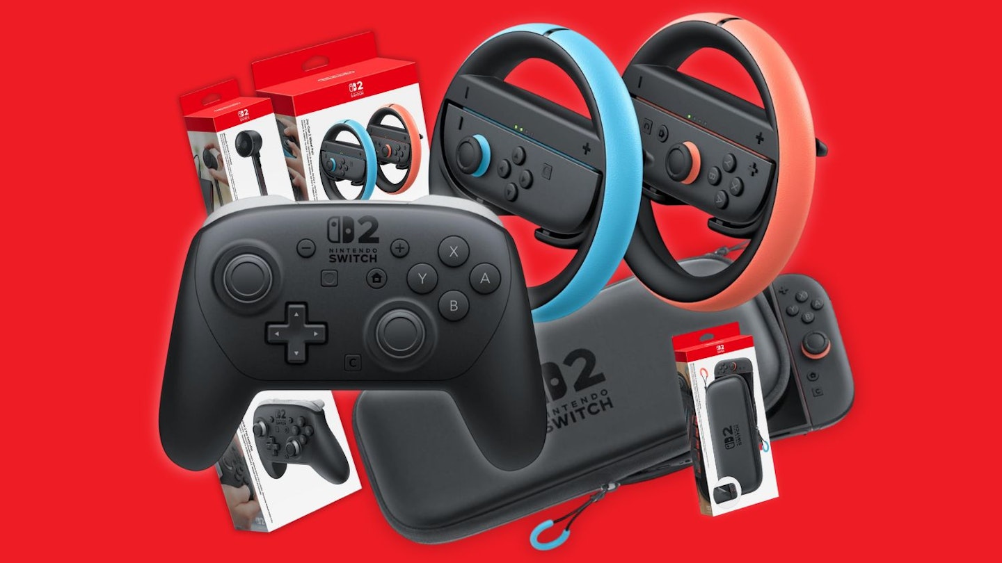We Take A Look At What's In Store Rehmat Boutique Nintendo Switch 2 accessories, including Joy-Con Wheel Pair, Pro Controller, Carry Case, and Switch 2 Camera (available for pre-order or purchase)