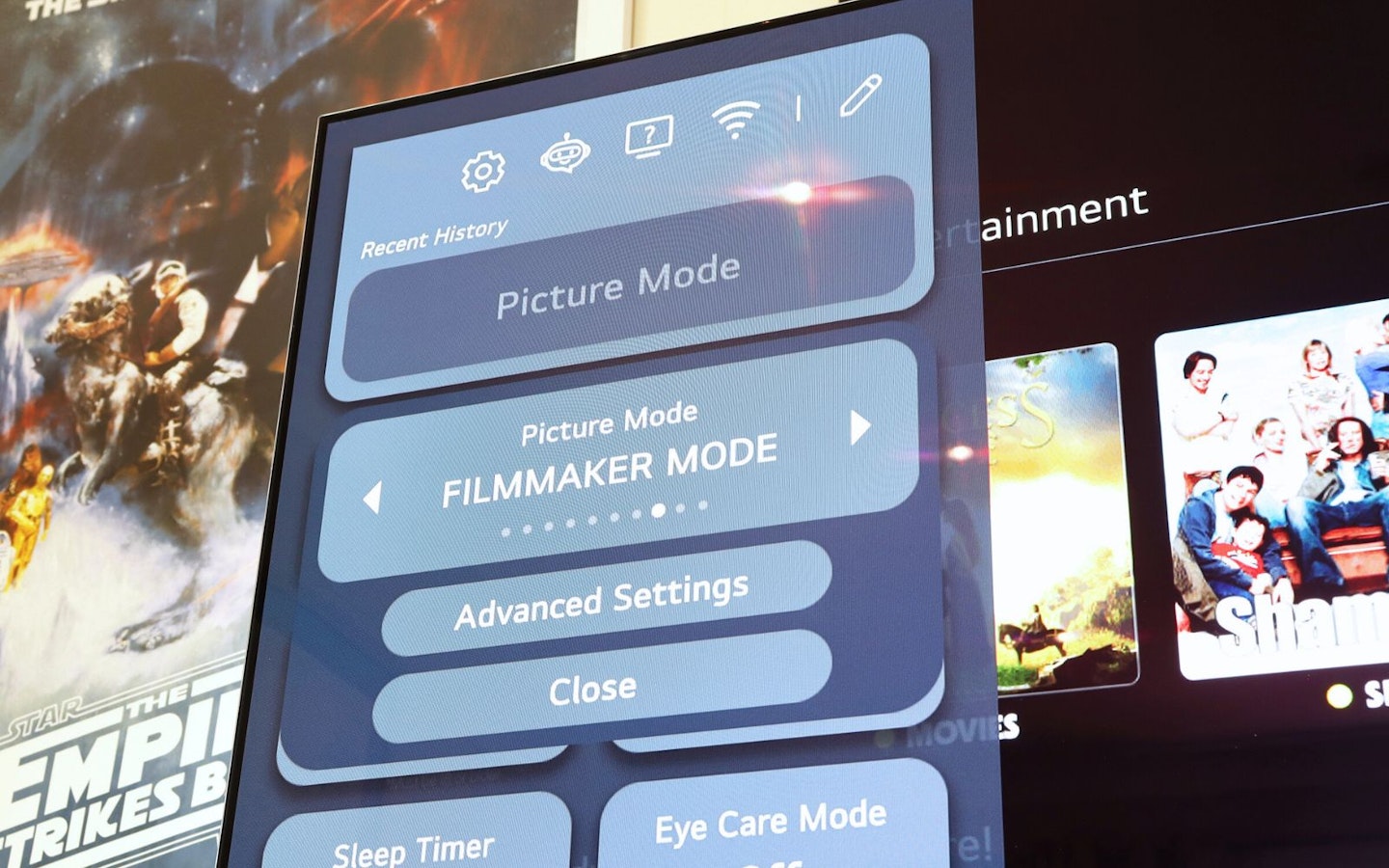 LG C5 OLED evo AI 65-inch TV picture mode menu