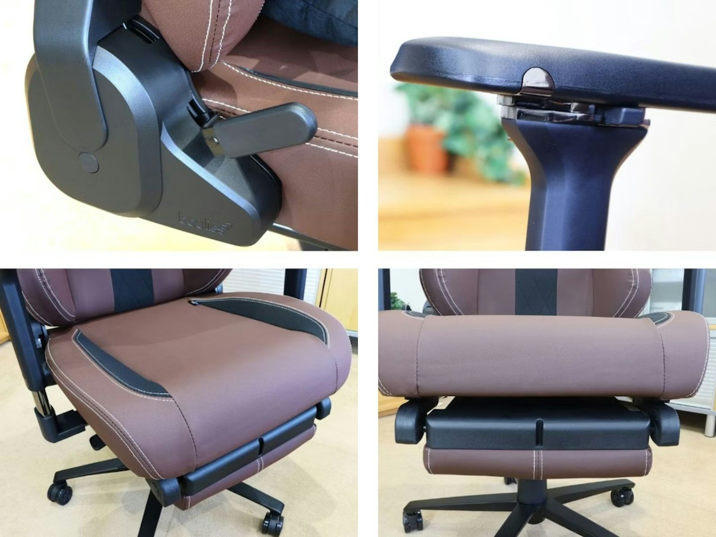 Some of the key controls and levers for gaming chair adjustments