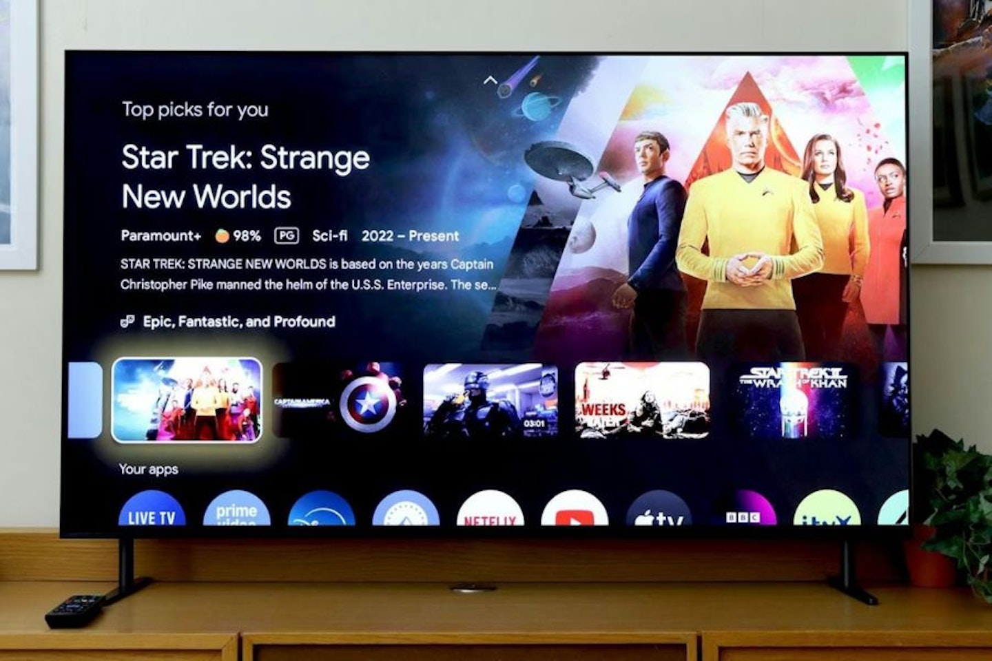 Sony 55-inch BRAVIA 8 OLED with Star Trek SNW