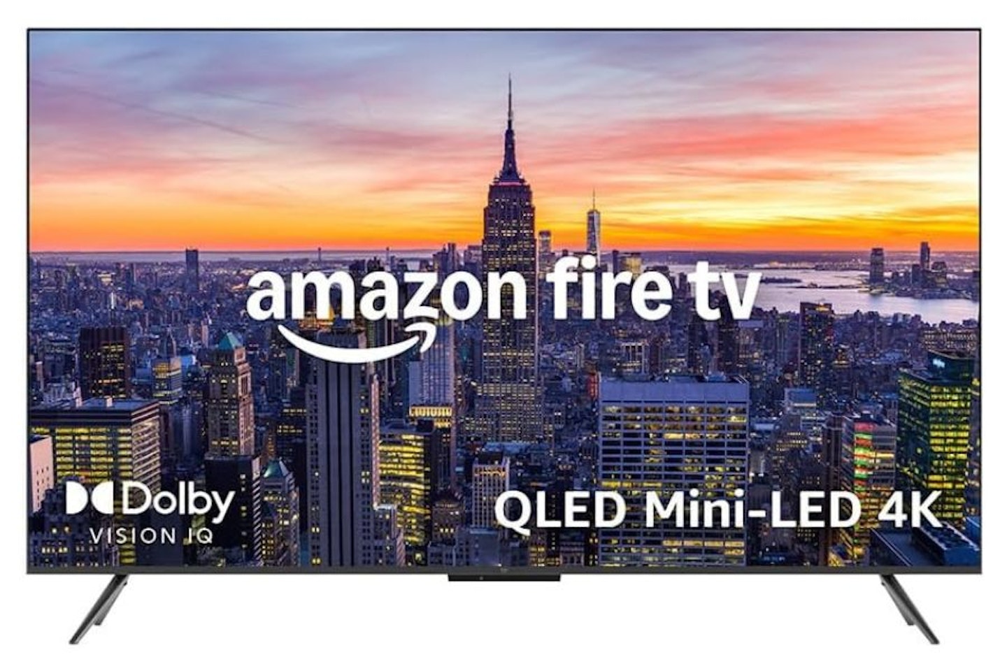 Amazon Fire TV 65 Omni Mini-LED series, QLED 4K UHD smart TV, Dolby Vision IQ, ambient experience, 144 Hz gaming mode, local dimming, hands-free with Alexa, 2024 release - one of the best 65 Inch TVs of 2025