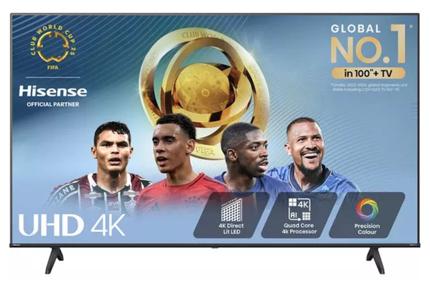 HISENSE 65A6NTUK 65 Smart 4K Ultra HD HDR LED TV with Amazon Alexa - one of the best 65 Inch TVs of 2025