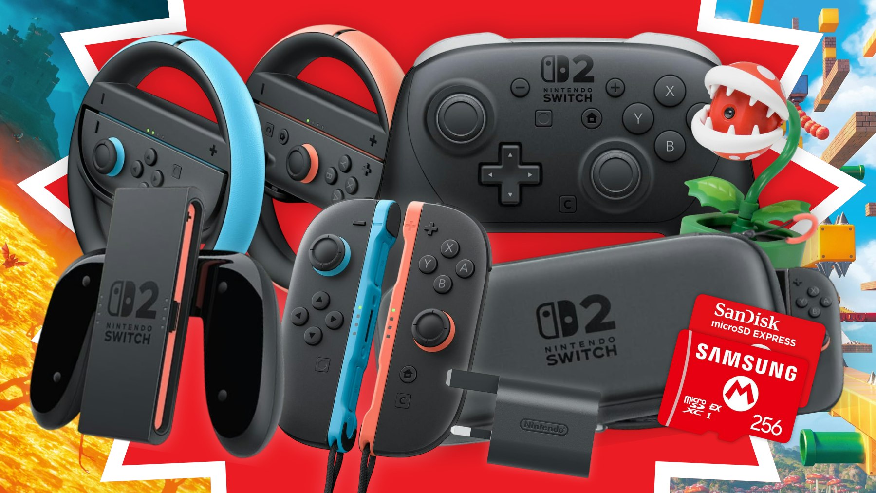 2switch Nintendo Switch 2 Accessories: Controllers, Cameras And Cases