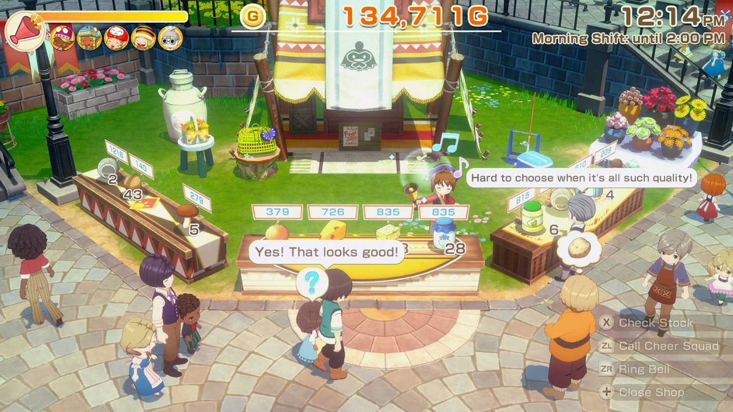Story of Seasons Grand Bazaar - one of the best Nintendo Switch 2 Games