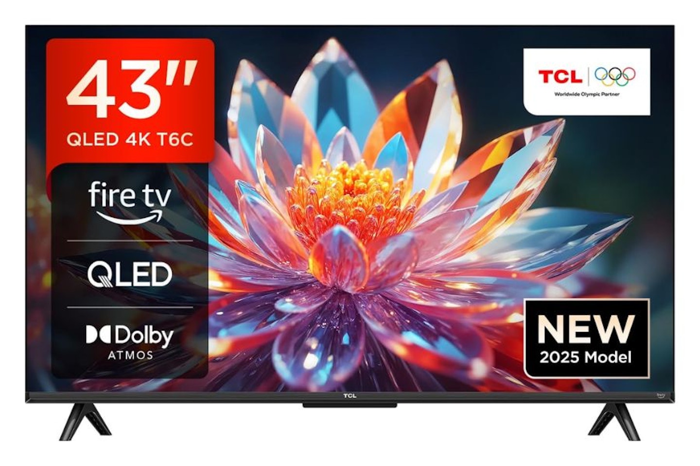 Best 43-inch QLED TV. TCL 43T6C-UK QLED 4K Fire TV. Best 43-inch TVs.