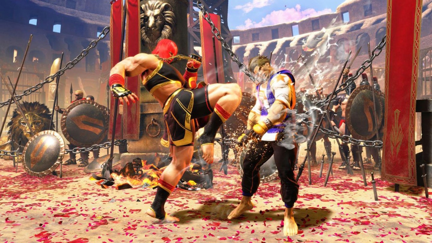 Street Fighter 6. Characters fighting. Best Switch 2 games.