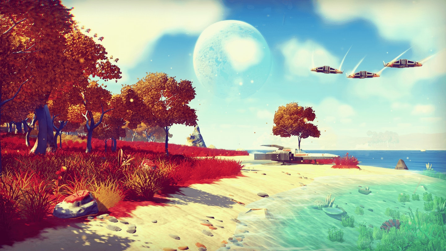 New Eridu screenshot. No Man's Sky. Nintendo Switch 2, best Switch 2 games.