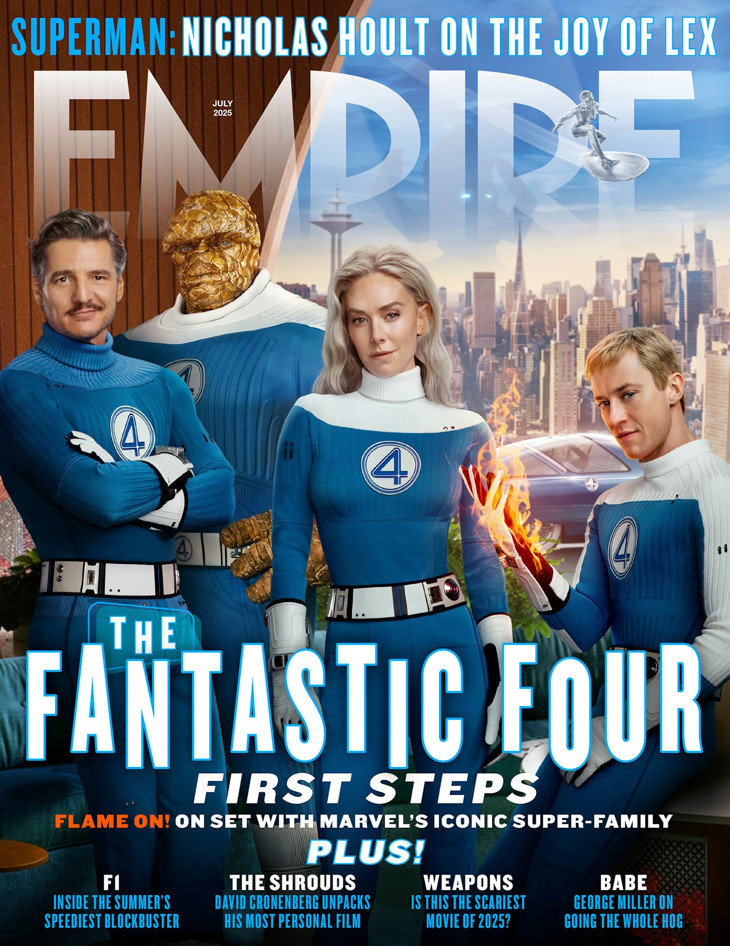 الإمبراطورية - يوليو 2025 - The Fantastic Four: First Steps Cover