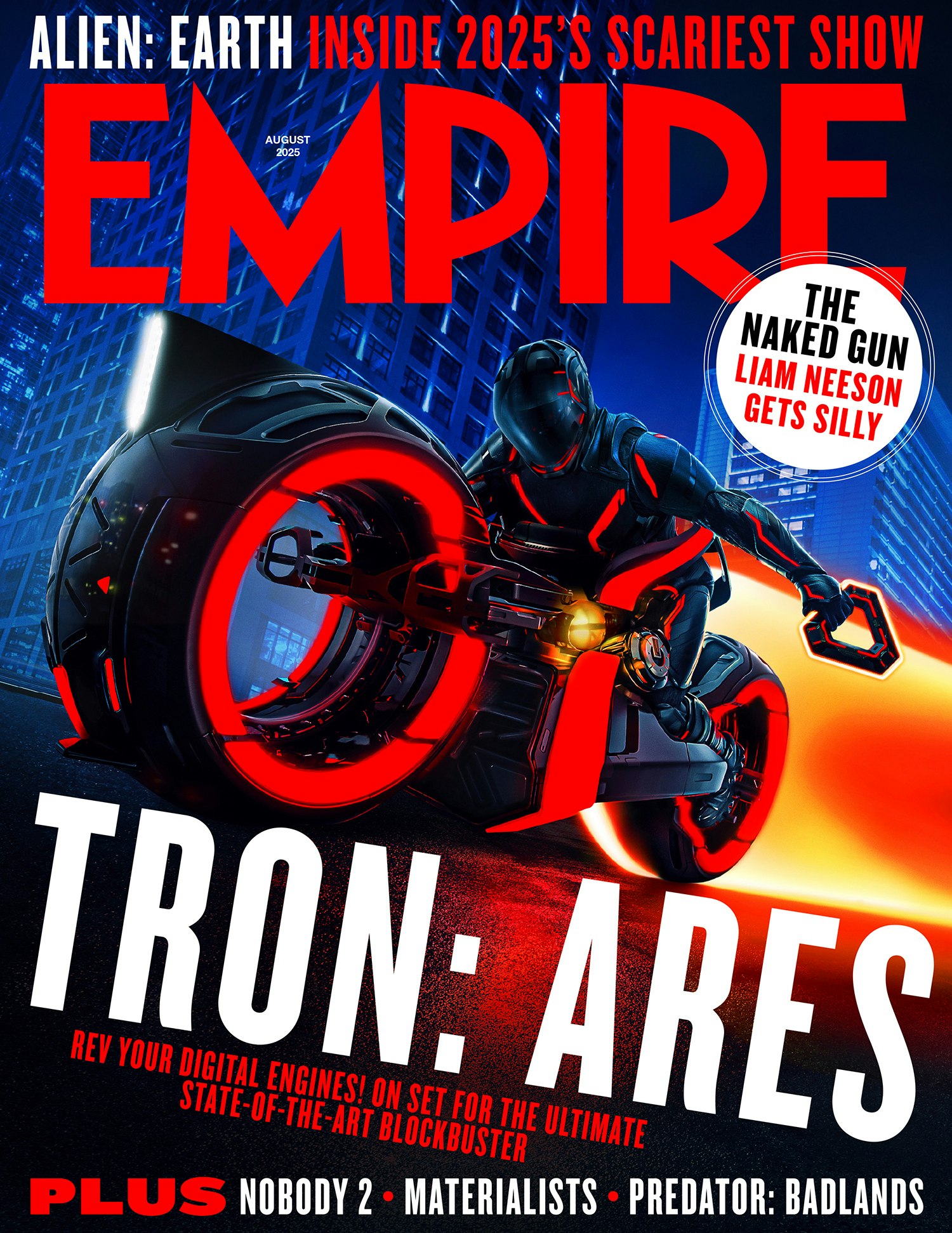 Empire – August 2025 – Tron: Ares cover