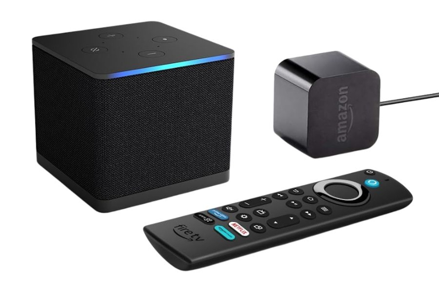 Prime Day TV Accessories: Amazon Fire TV Cube (Newest gen) Hands-free streaming media player with Alexa, Wi-Fi 6E, 4K Ultra HD