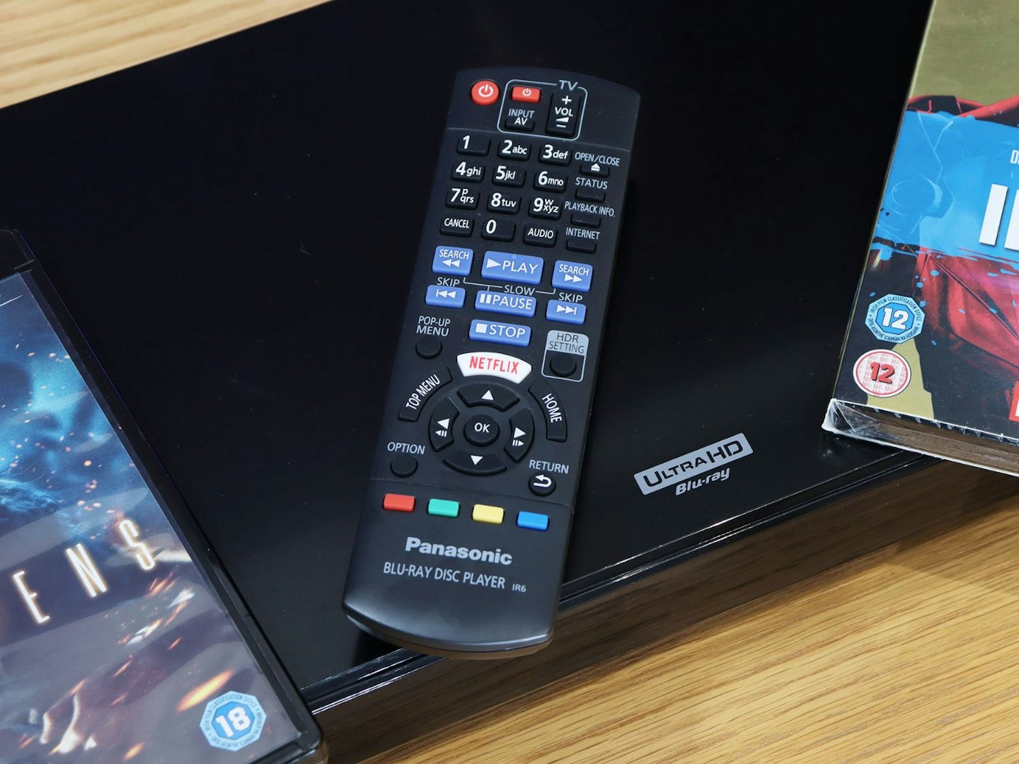 Panasonic DP-UB820EB Blu-ray Player remote control