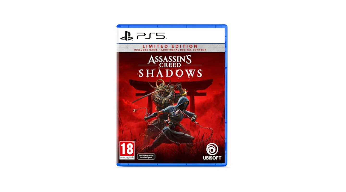 Assassin's Creed Shadows Limited Edition PS5. Amazon Prime Day gaming deal.