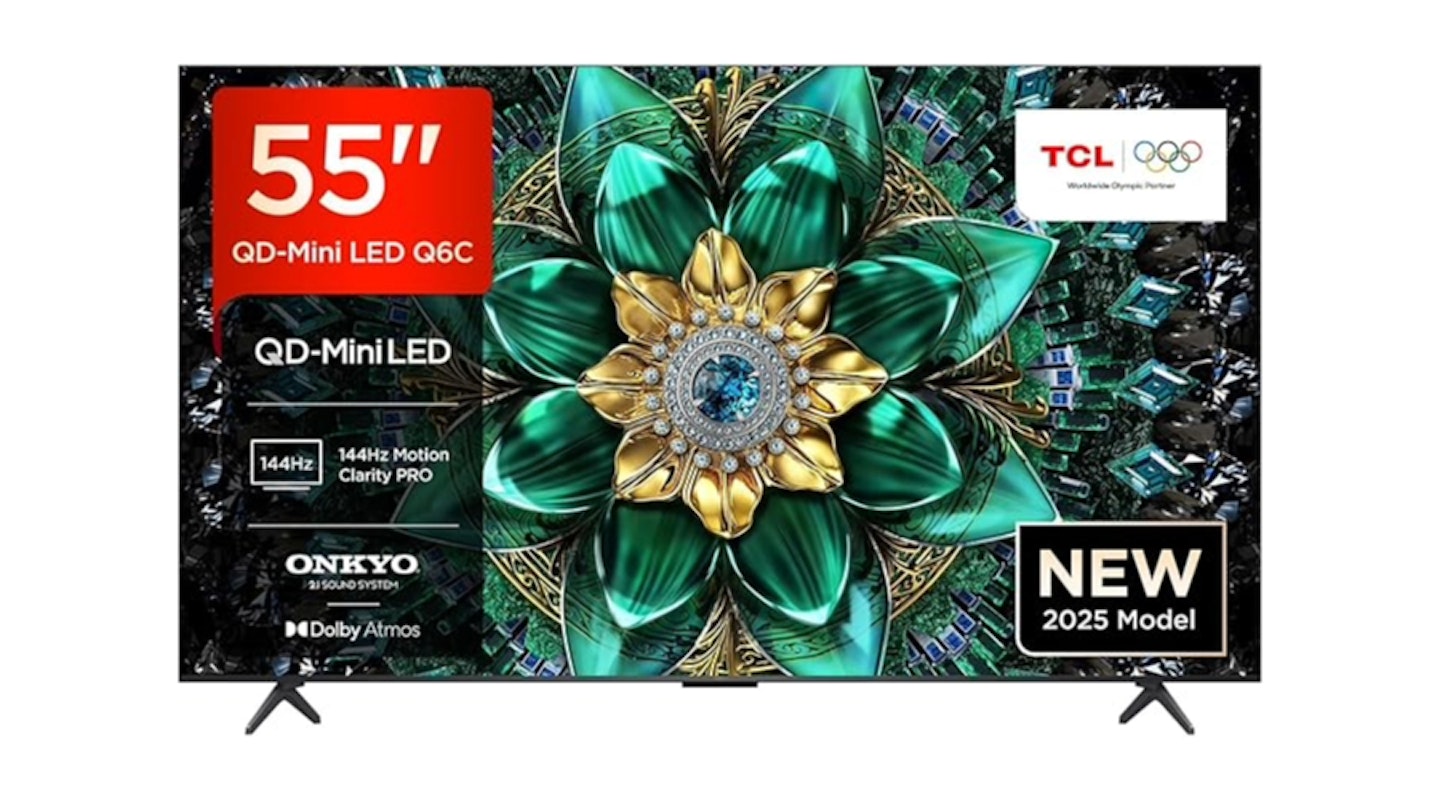 TCL 55Q6C-UK QD-Mini LED TV. Best Amazon Prime Day TV deals. 