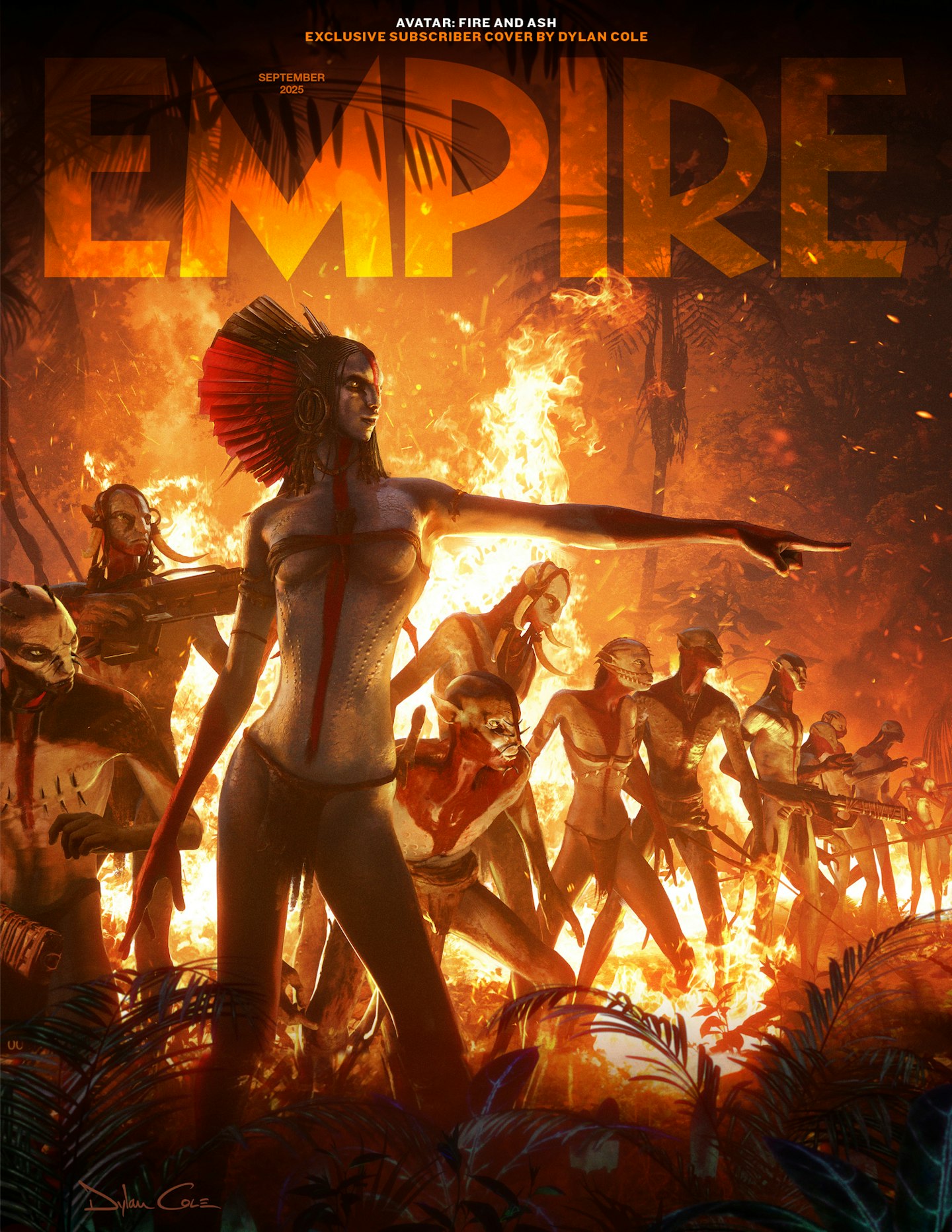 Empire – Avatar: Fire And Ash subscriber cover – September 2025