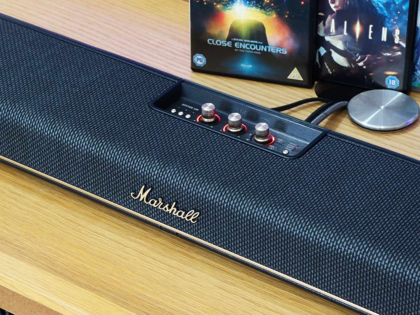 marshall heston 120 soundbar and 4K Blu-ray discs