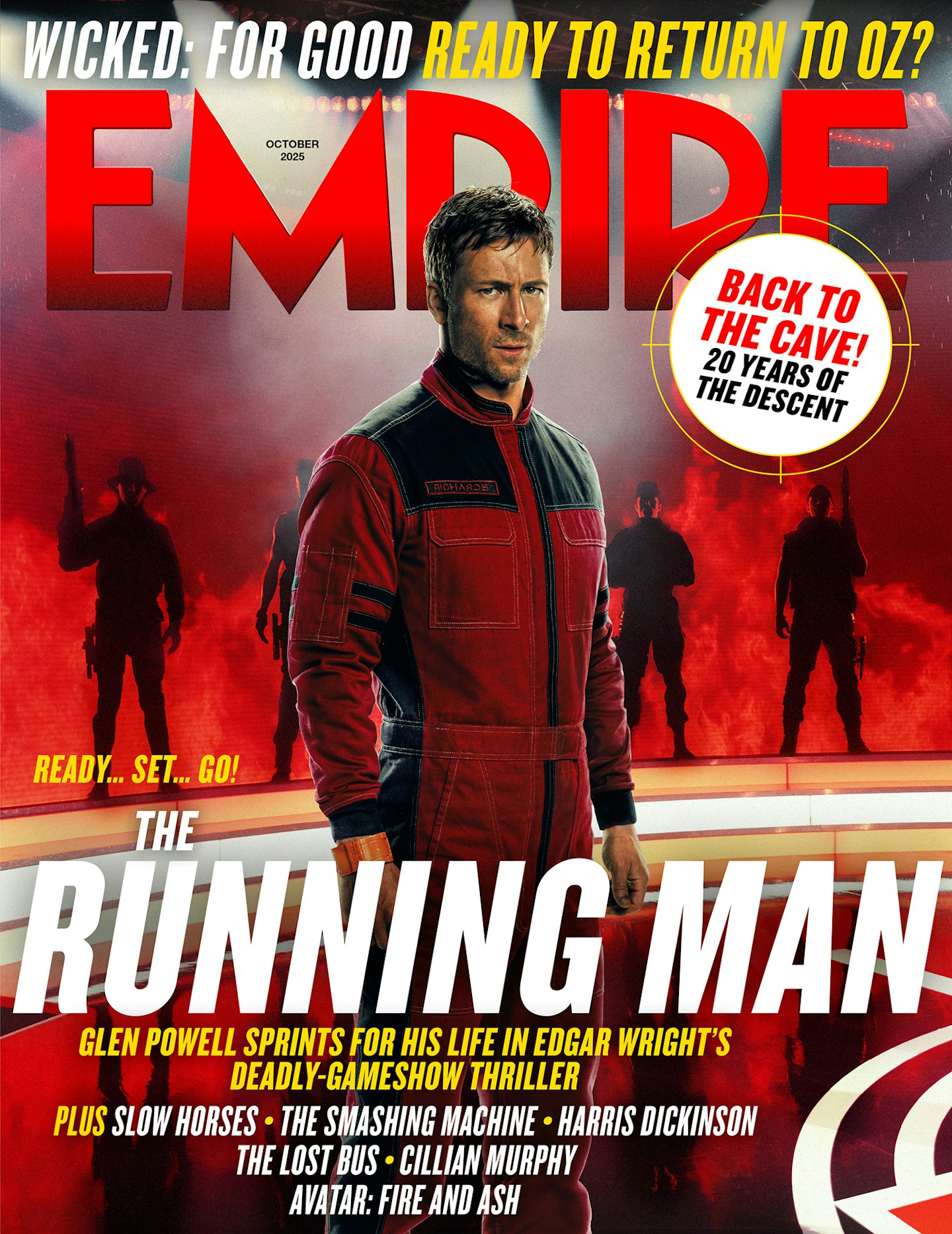 Empire – October 2025 – The Running Man newsstand cover