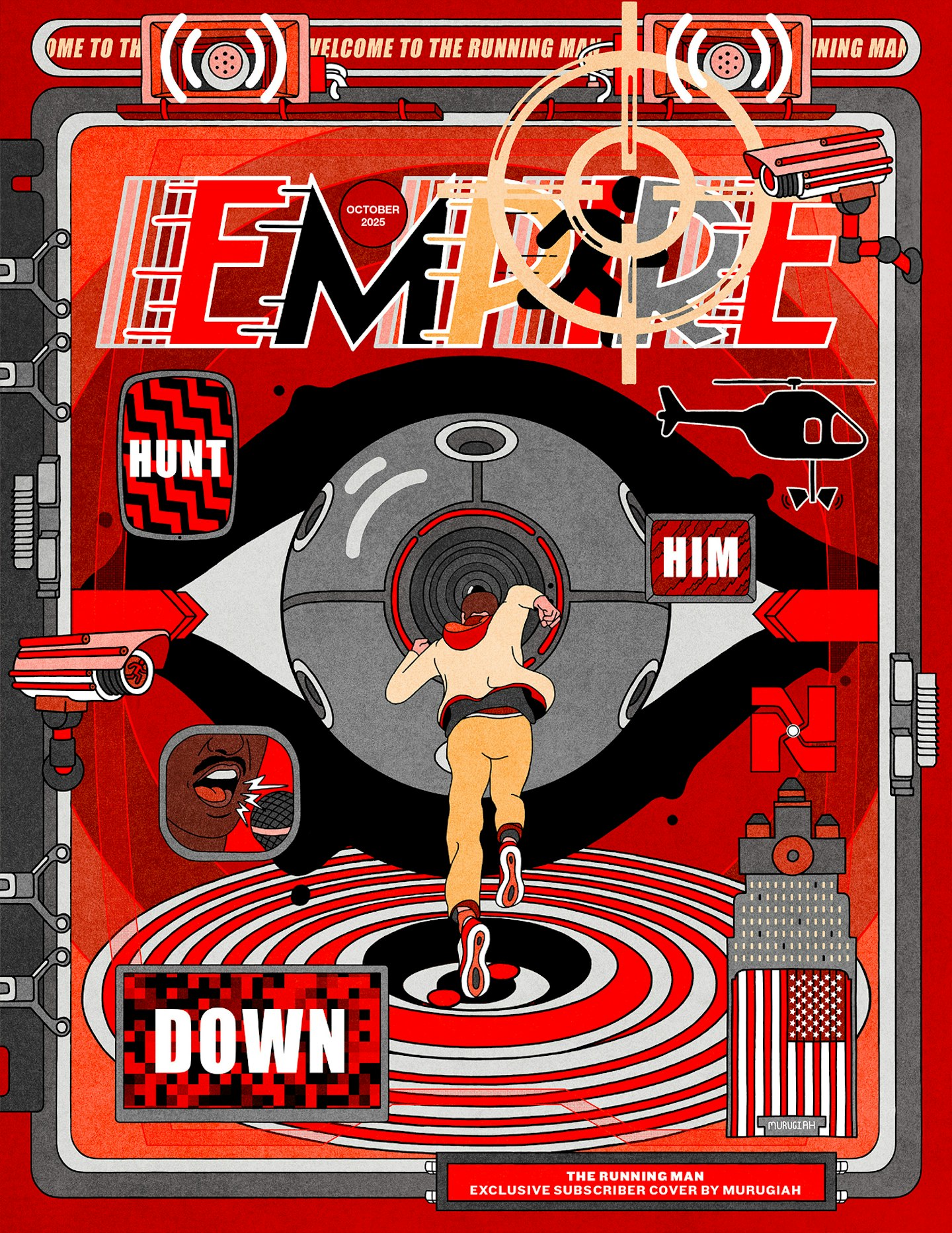 Empire – October 2025 – The Running Man subscriber cover