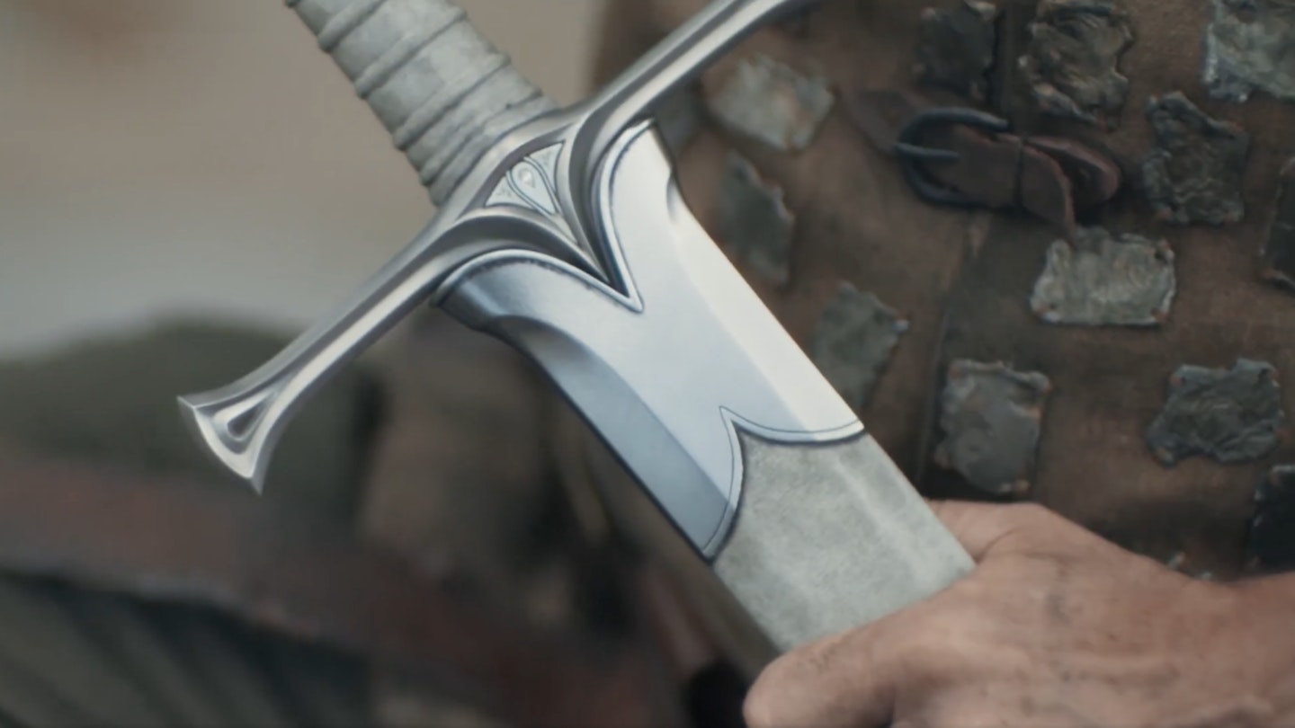 The Rings Of Power Season 3 BTS Video Teases Elendil Wielding Narsil As Shooting Continues