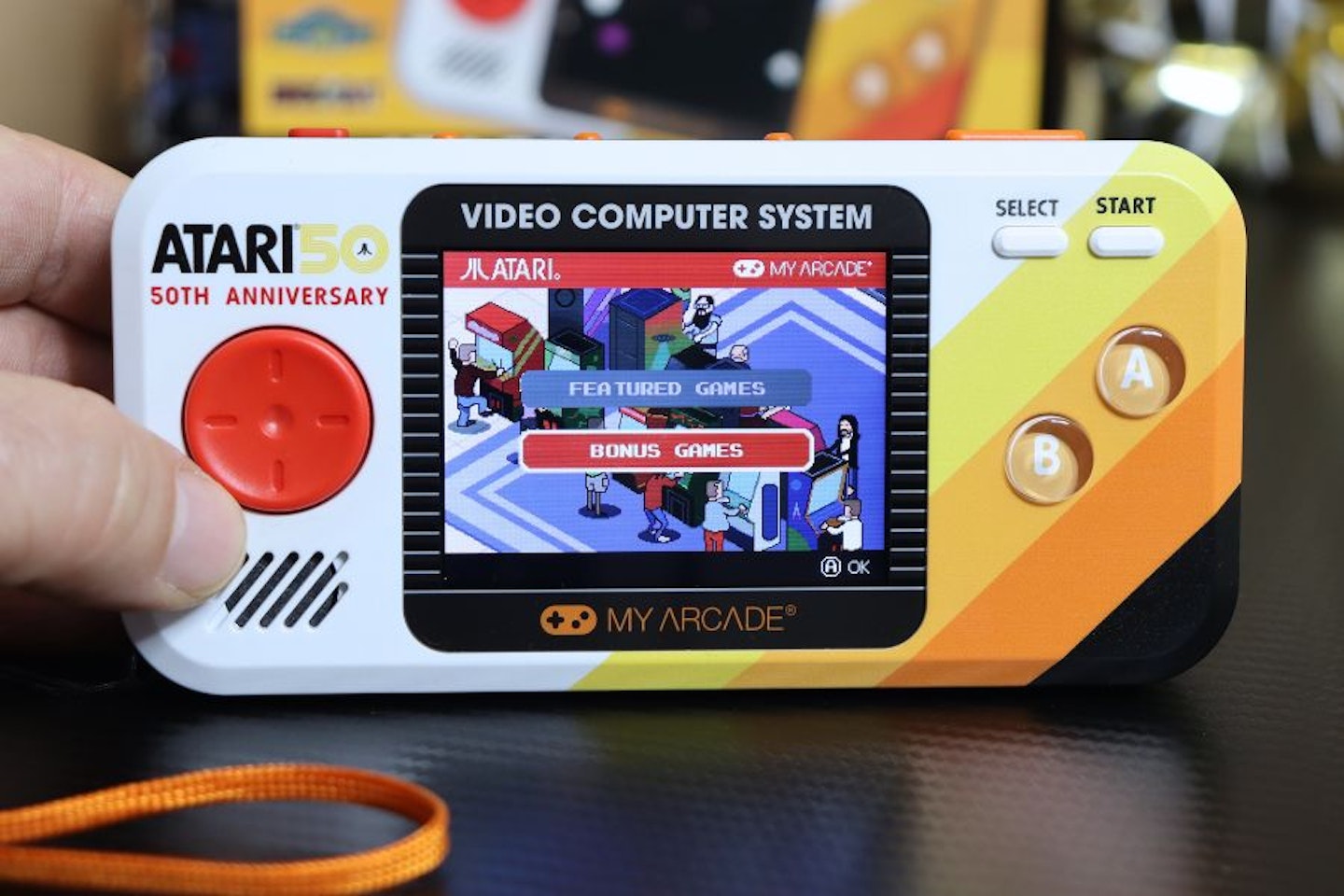 My Arcade Atari Pocket Player Pro Handheld Portable Gaming System - main menu