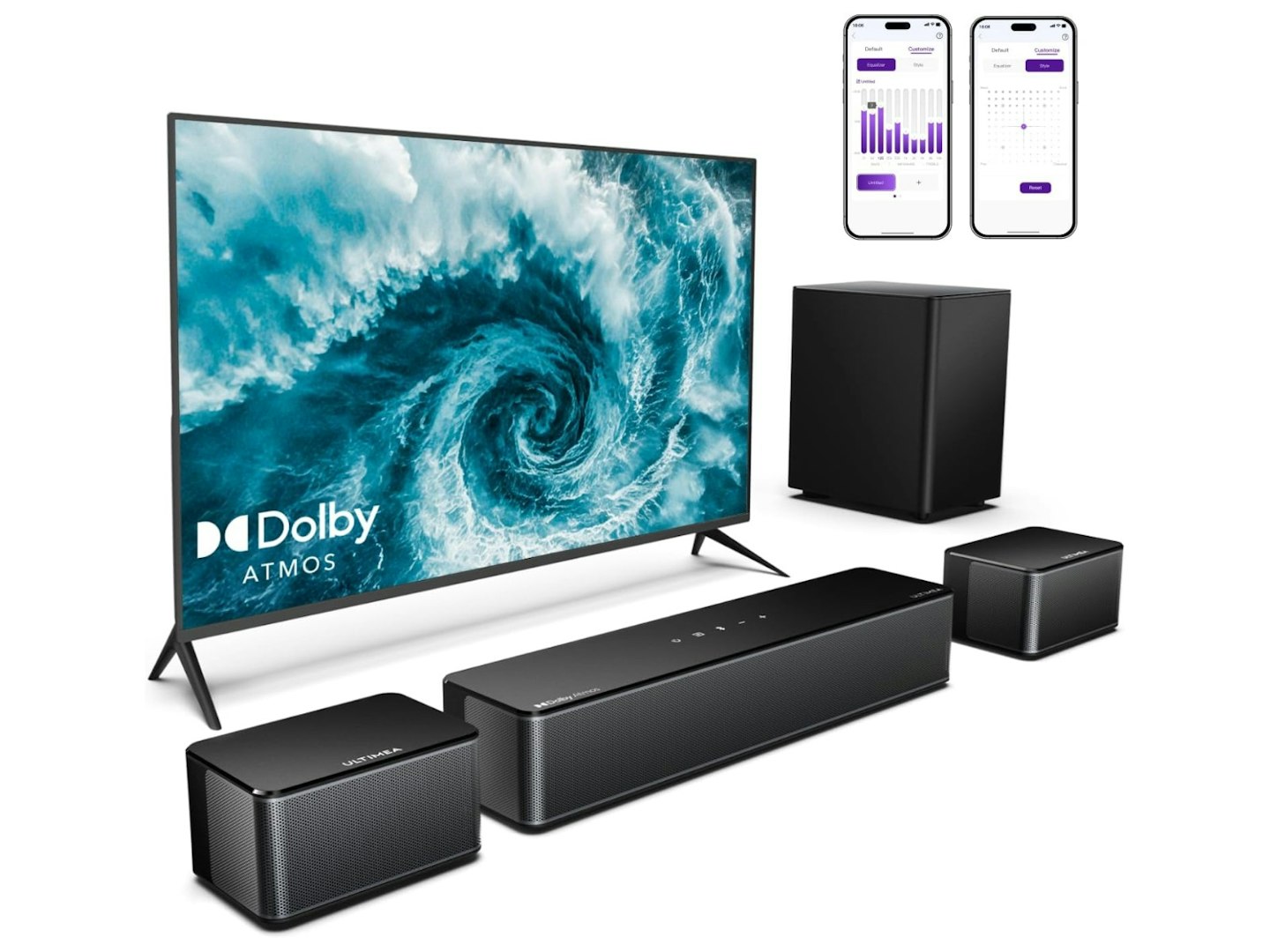 Ultimea Poseidon D60 surround sound system. Best tech gadget gifts for Christmas.