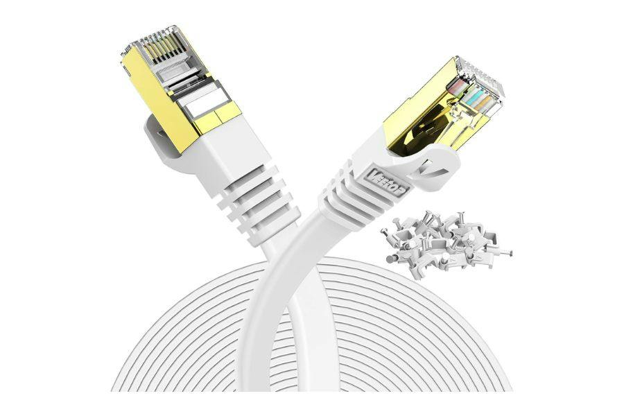 C4D Cat6 Ethernet Cable – RJ45 Network Patch Lead – Multiple Lengths 0.5m To 50m – Snagless – For PS5, Xbox, Gaming