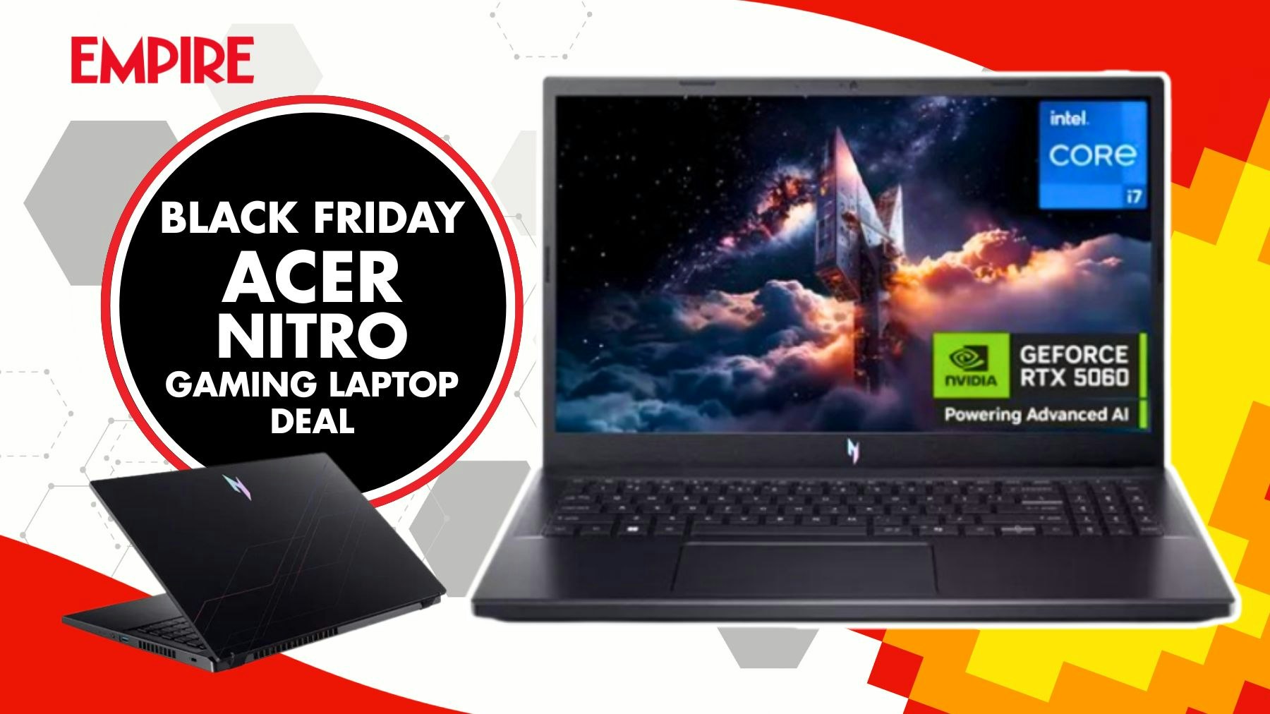Black Friday Gaming Laptop Deal: Save £150 On This Acer Nitro V15 With RTX 5070 Graphics