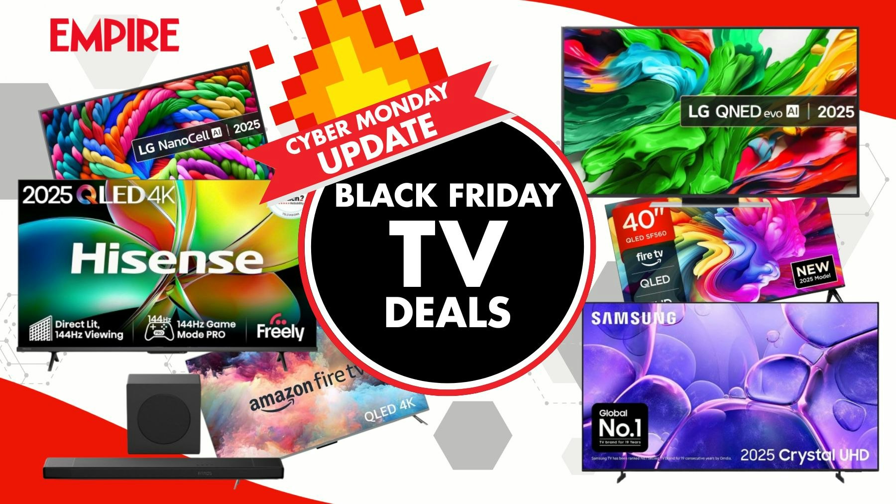 The Best Black Friday TV Deals, Including £570 Off Samsung & A £440 Amazon Fire Saving