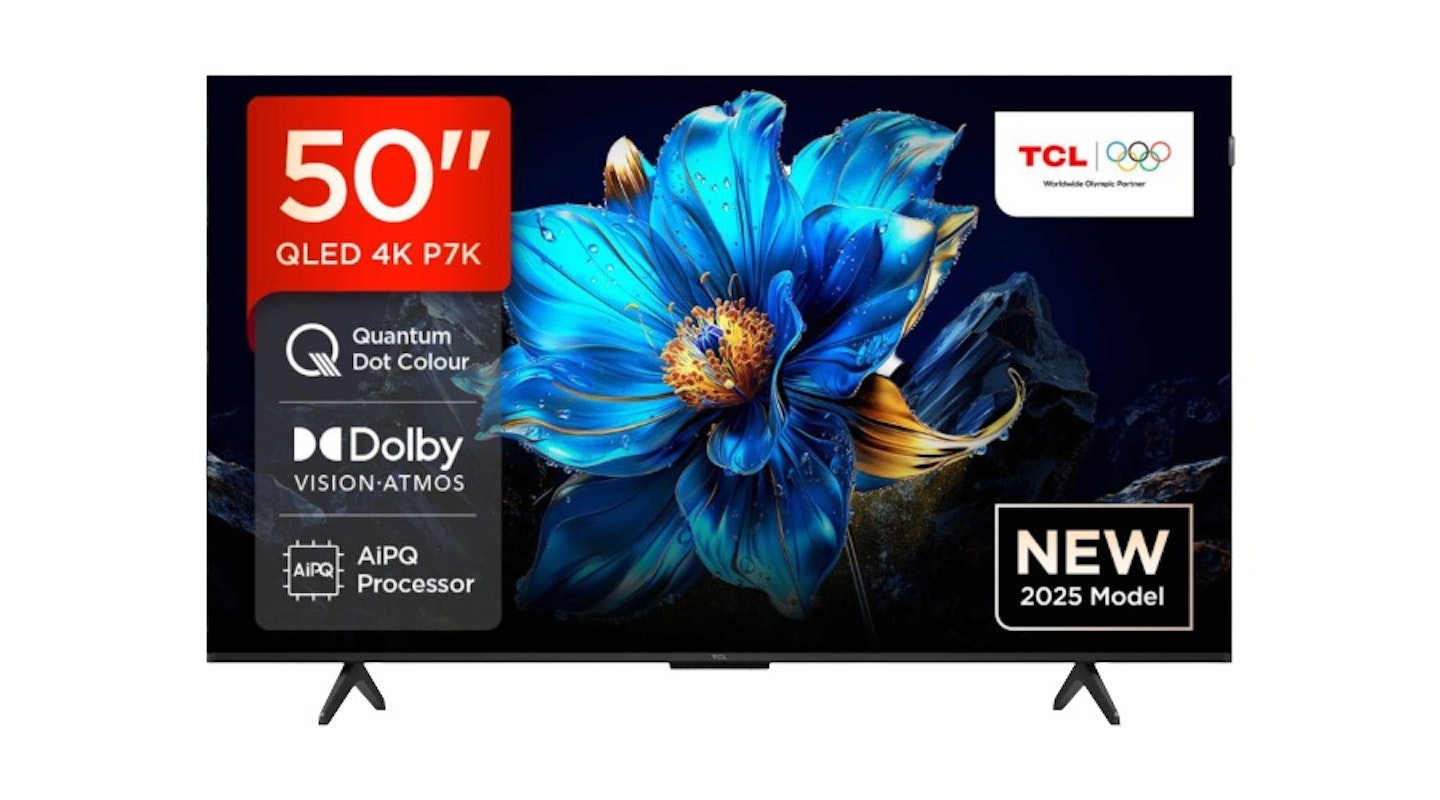 TCL P7K-UK 50" 4K Smart QLED Google TV - 50P7KUK. Best Black Friday TV deals.