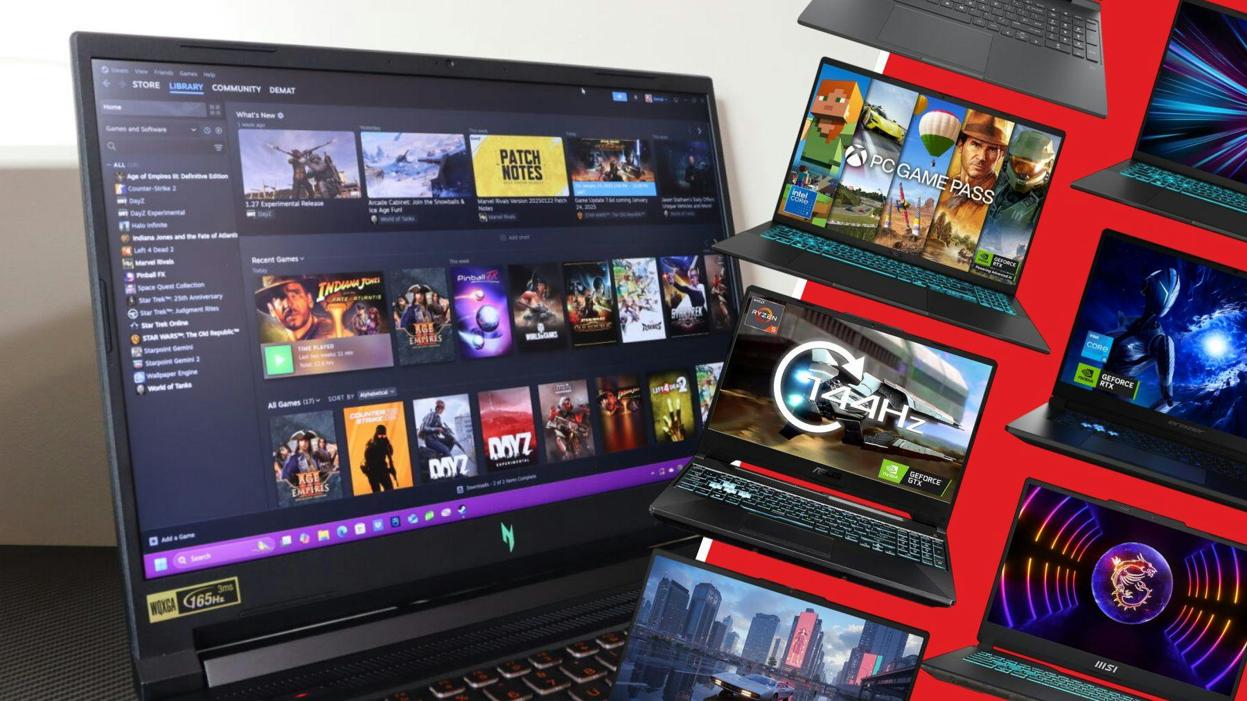 The Best Gaming Laptops Under £1000 - Feature Image