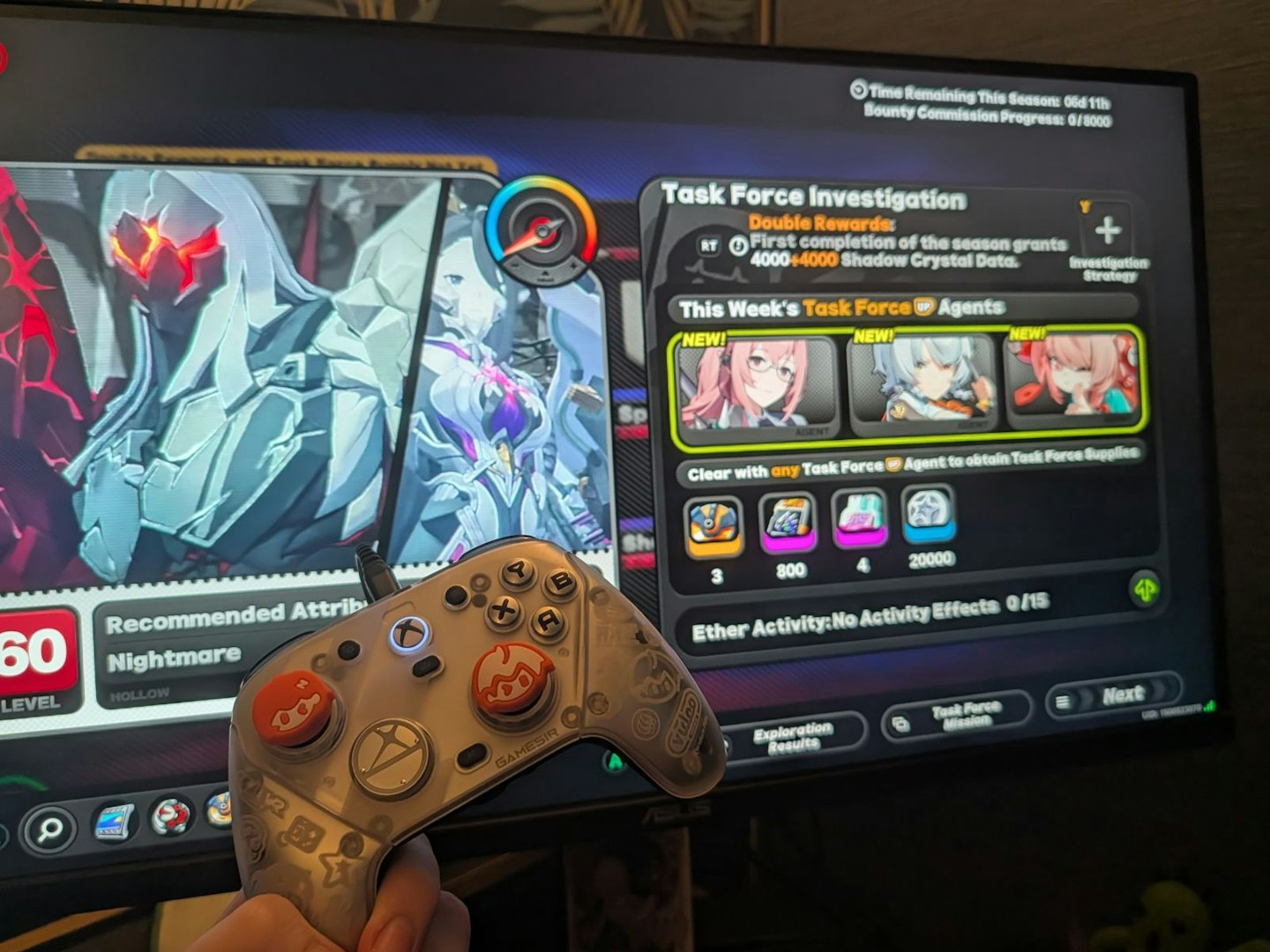 GameSir G7 Pro review, ZZZ menu
