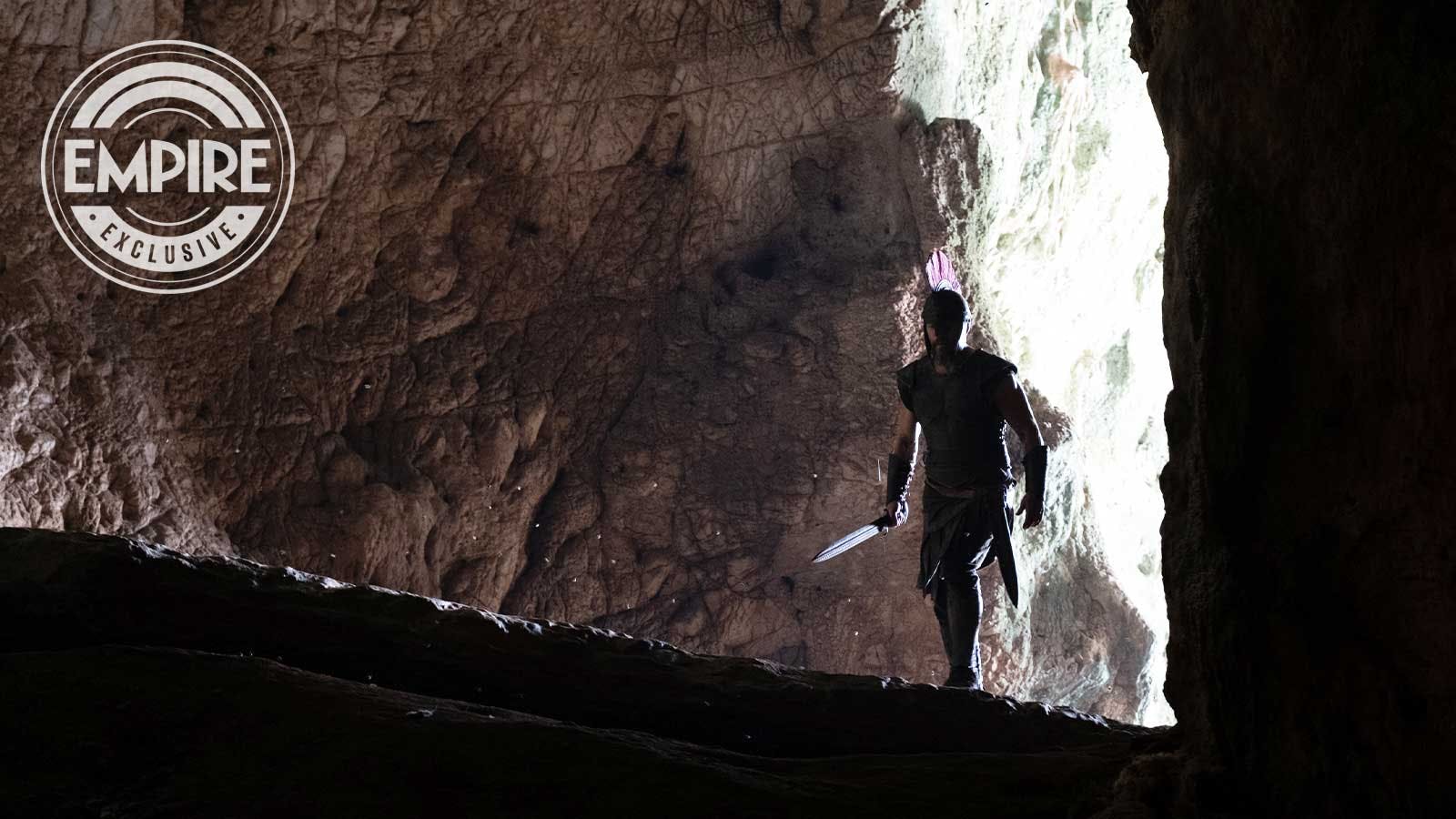 The Odyssey's cyclops scene was shot with a gigantic 60-foot 'contraption' on set (Exclusive)