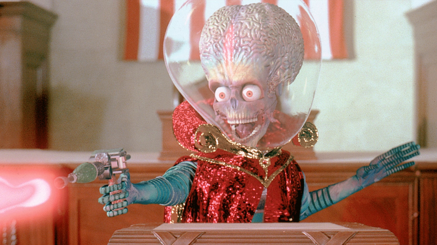 PROMOTION: How Mars Attacks! is Tim Burton's anarchic tribute to '50s alien B-movies